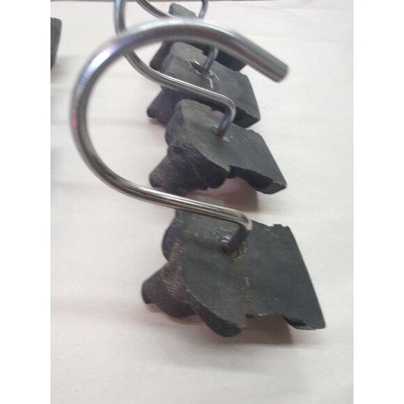 Set of 12 Labrador Retriever Shower Curtain Hooks Black Brown & Blonde Labs - Picture 6 of 14